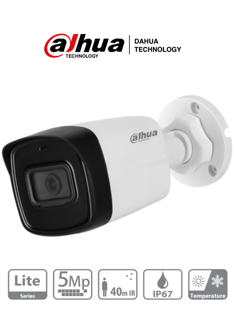 DAHUA HAC-HFW1500TL-28 - Camara Bullet de 5 Megapixeles/ Lente de 2.8 mm/ 111 Grados de Apertura/ IR de 40 Mts/ IP67/ Starlight/ DWDR/ - DAHUA HAC-HFW1500TL-28 - Camara Bullet de 5 Megapixeles/ Lente de 2.8 mm/ 111 Grados de Apertura/ IR de 40 Mts/ IP67/ Starlight/ DWDR/ -
